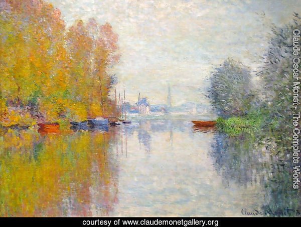 Autumn-On-The-Seine-At-Argenteuil